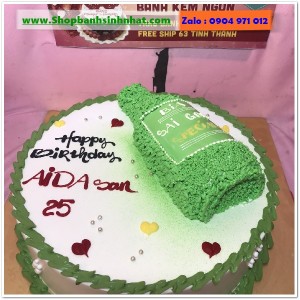 Bánh Sinh Nhật Hình Lon Bia Chai Rượu - LK52